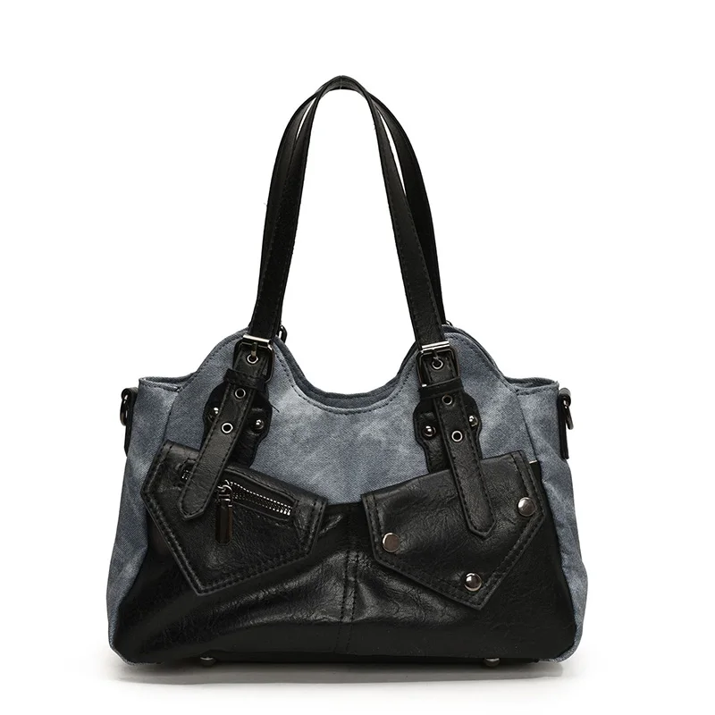 

Модные сумки на плечо в стиле ретро, европейско-американские высококачественные сумки, модные универсальные сумки-тоут, простые персонализированные женские сумки