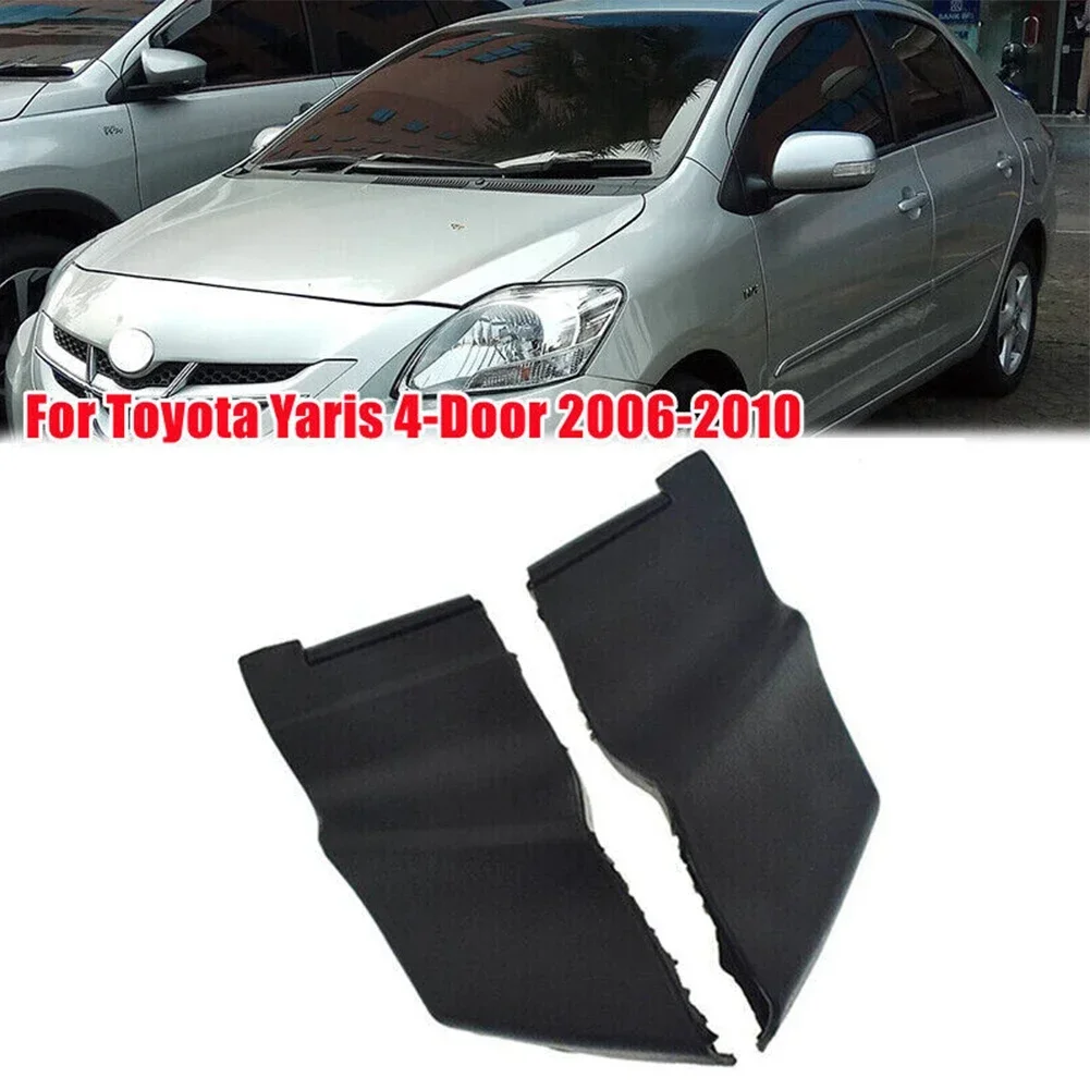2Pcs Right Front Windshield Wiper Cowl Cover For Toyota For Yaris 4-Door 06-10 For Vios 4-Door 08-12 55083-0D040 55084-0D010