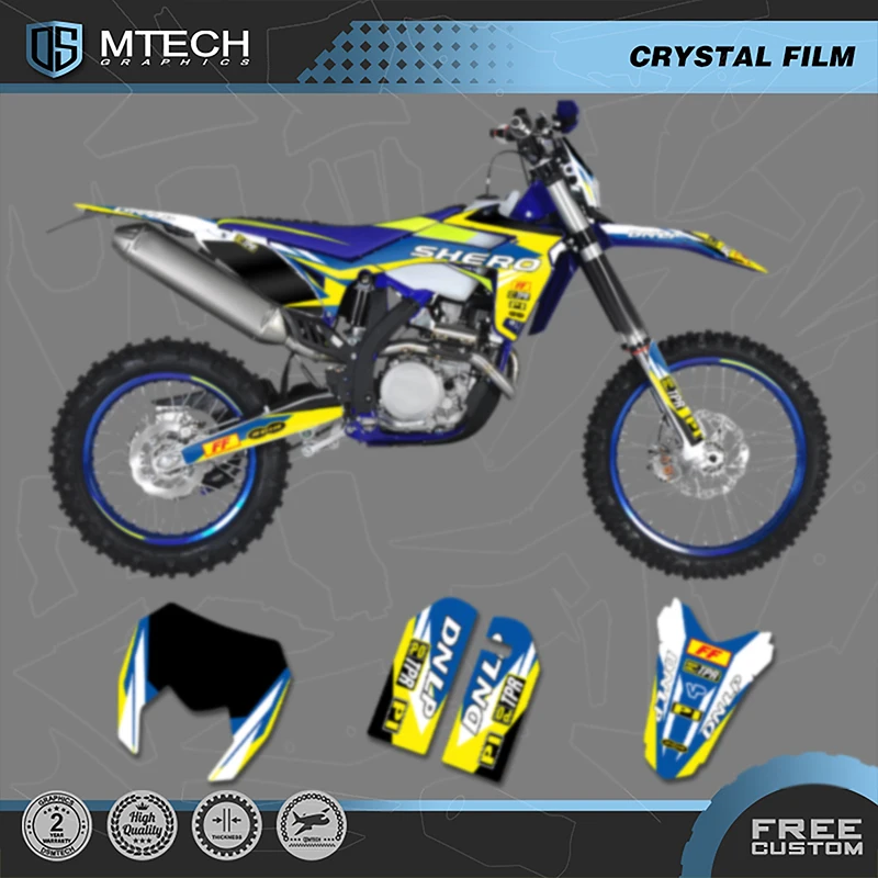 

DSMTECH Custom Team Graphics Decals Stickers Kit For Sherco Decal 2012 2013 2014 2015 2016 SE SE250 300 005