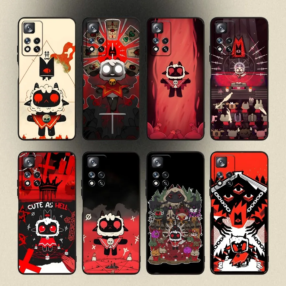 

Game C- Cult Of The Lamb Phone Case For Samsung Galaxy A20,A21s,A22,A31,A32,A52,A53,A72,73,A80,A91 Soft Black Cover