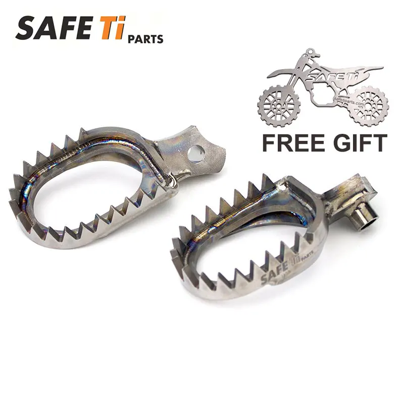Motorcycle Titanium Alloy Footpegs Motorcycle Accessories For SUZUKI RM-Z 450/RMX 450/RM-Z 250 Foot Pegs