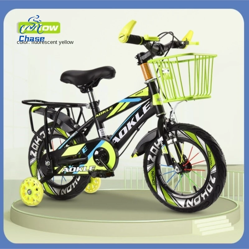 

Chase Fashion Kids Bike Boys Baby Bike 2-10 Years Old Kids Bike Girls Regular Bike With Detachable Auxiliary Wheel Bicicleta