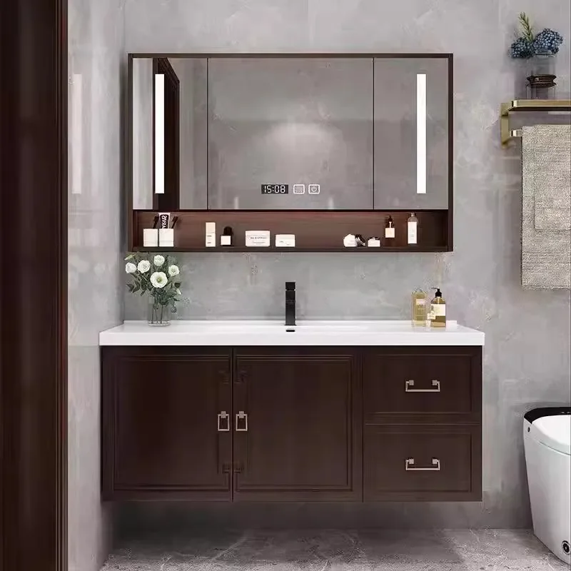 Locker Floor Bathroom Cabinet Sink Base Towel Salon Station Filing Cabinets Double Washbasin Meuble Salles De Bain Luxury  Wc