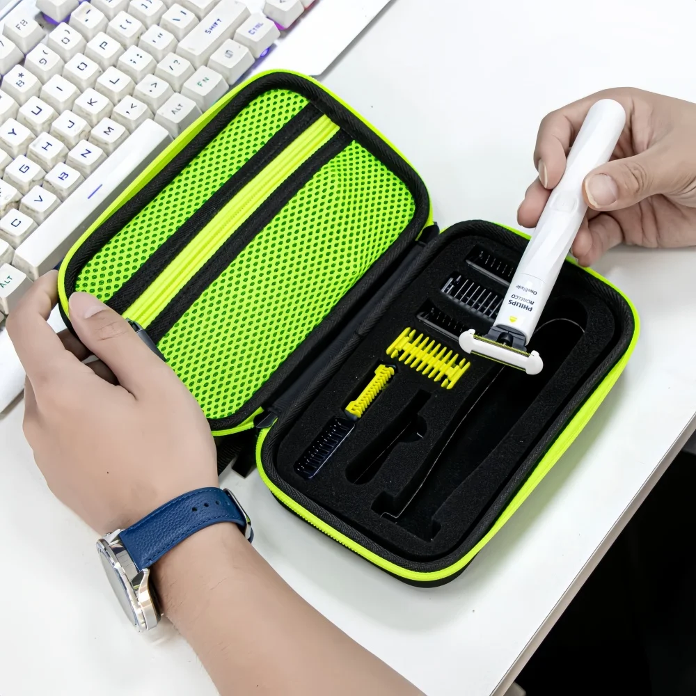 For Philips One Blade Shaver Razor Holder Storage Bag Men Electric Shaver Carrying Case Shockproof Hard Travel Storage Bag