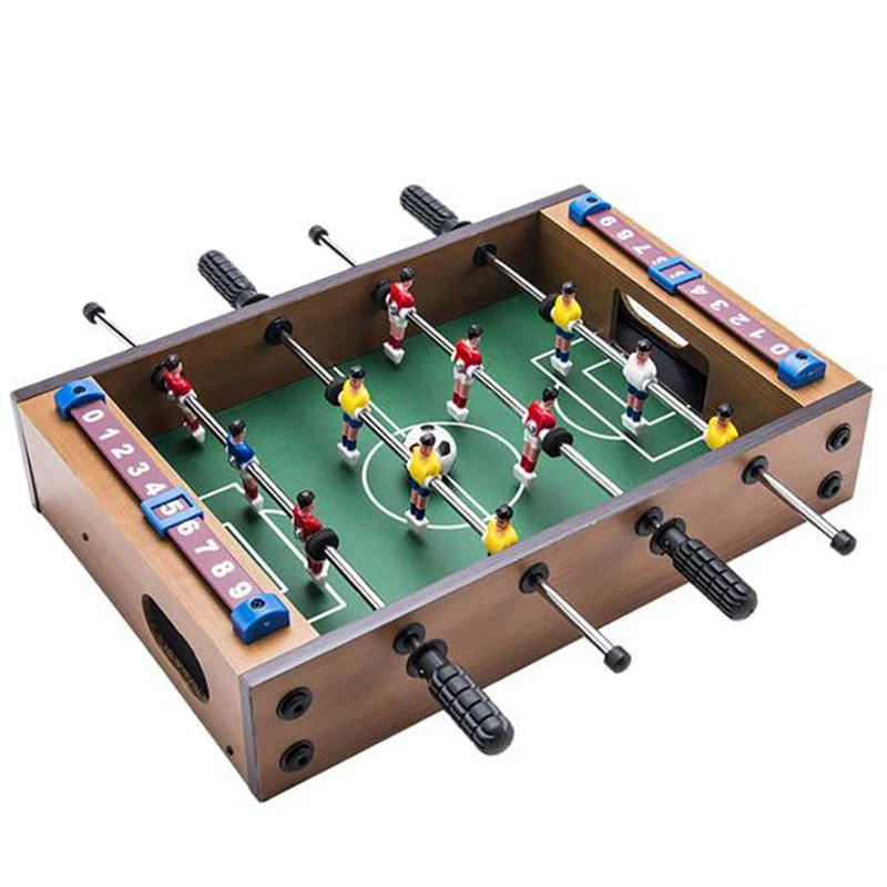 

Children's Table Football Table Wooden Tabletop Educational Toys Mini Indoor Table Football Set Camping Essential