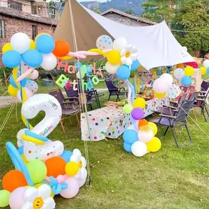 Dinosauriergeburtstagsfeier Dekoration Vorräte, Safari Green Geschenktüten, Papierservietten, Tassen, Geschirr, Dino -Ballon, Babyparty, Kind 8 Hauptverkäufe Green Verde Wein - №7