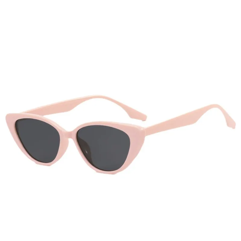 Retro-Cat-Eye-Sonnenbrille mit kleinem Rahmen, UV400, luxuriöses Design für Damen und Herren, Outdoor-Brillen