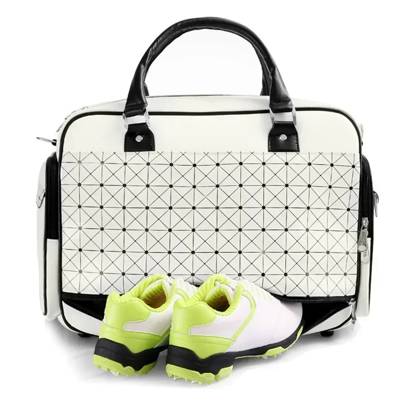 bestpgm-golf-bags-large-capacity-leather-golf-clothing-bags-waterproof-golf-shoes-bag-double-layer-sports-handbags-ywb016