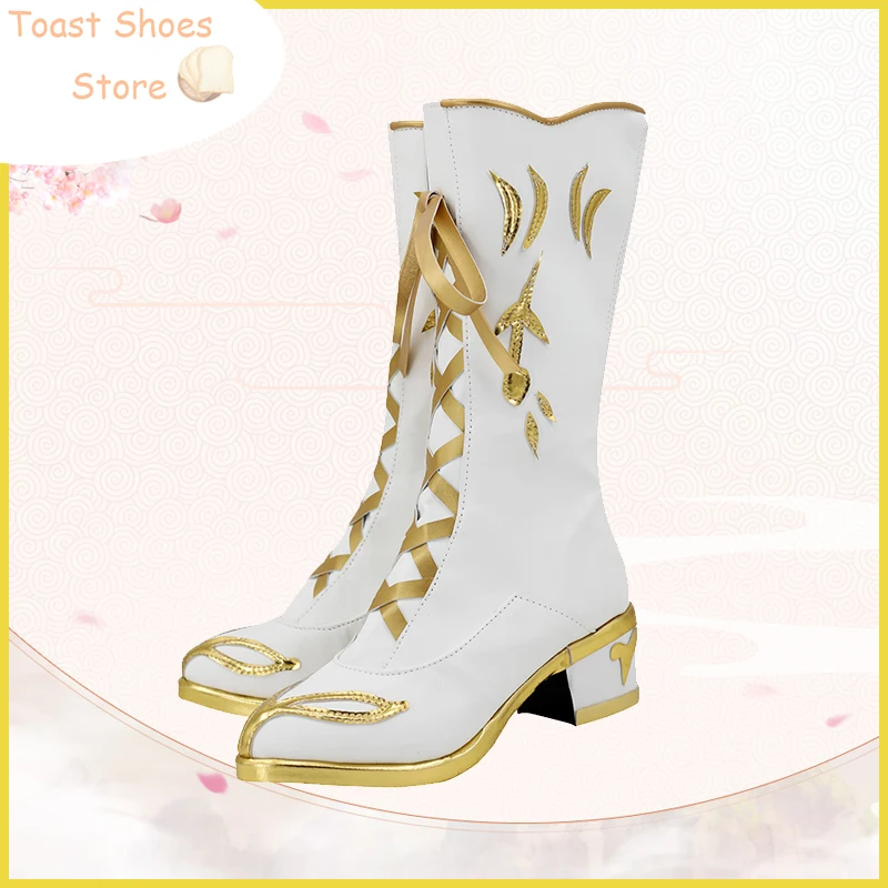 Jogo conjunto estrelas tenshouin eichi cosplay sapatos de couro do plutônio botas de carnaval de halloween cosplay prop traje prop