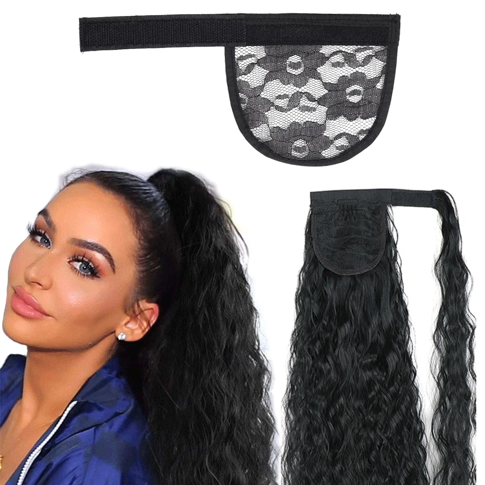 Ponytail Net Base Hair Net For Making Ponytail Hair Extension Black Pony Tail Weaving Net With Adjust Strap Lace Net For Wigs