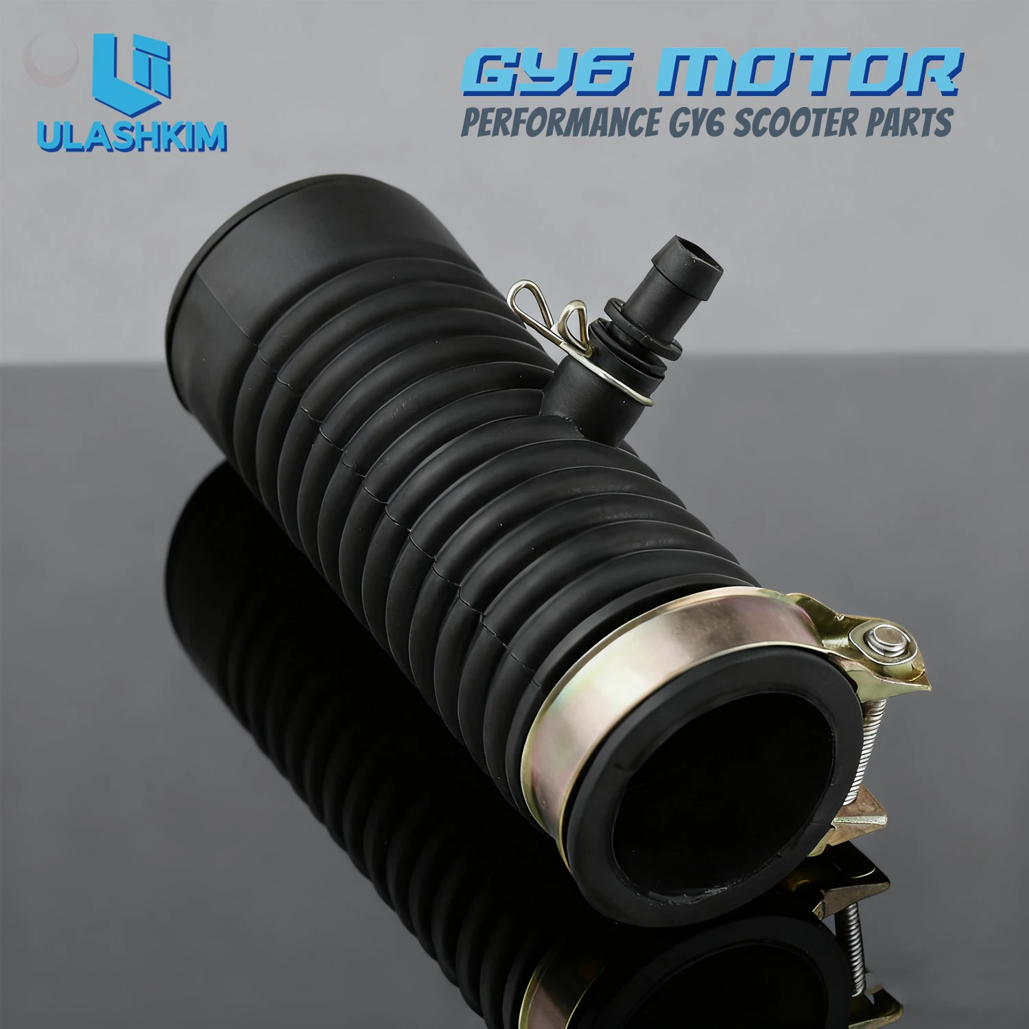GY6-50 Engine Air Filter Suction Duct Dust Pipe Power Assisted Scooter GY6 80 Air Filter Accessories