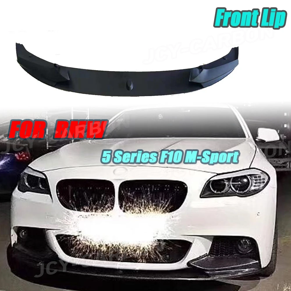 

For M5 Front Bumper Lip Spoiler Chin Splitters Shovel for BMW 5 Series F10 520i 528i 530i 535i M-Sport 2012-2018 Car Bodykits