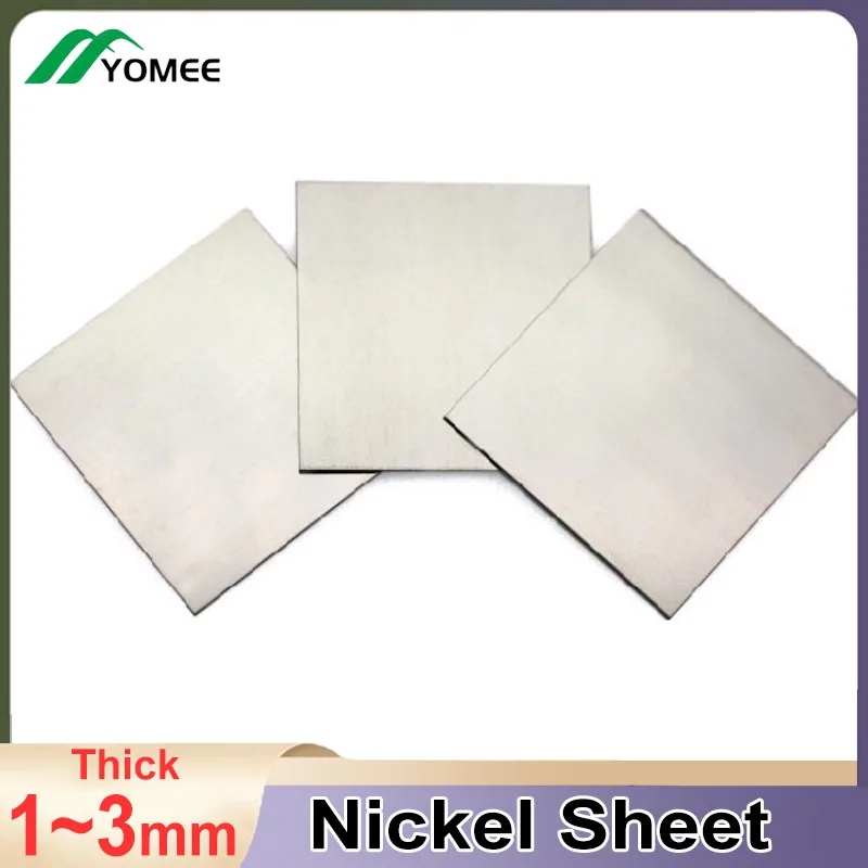 

High Purity Nickel Plate Ni Board Thickness 1mm/2mm/3mm Electroplating Nickel Sheet Nickel Anode for Scientific Research