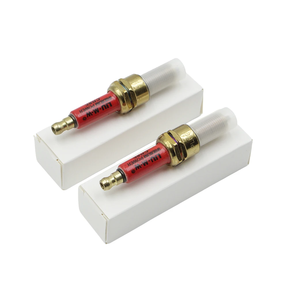 2 uds/4 Uds CR8E bujía para GN125/GS125/GS150 accesorios de motor de motocicleta CR8E/A7 bujía de cerámica de hilo extendido