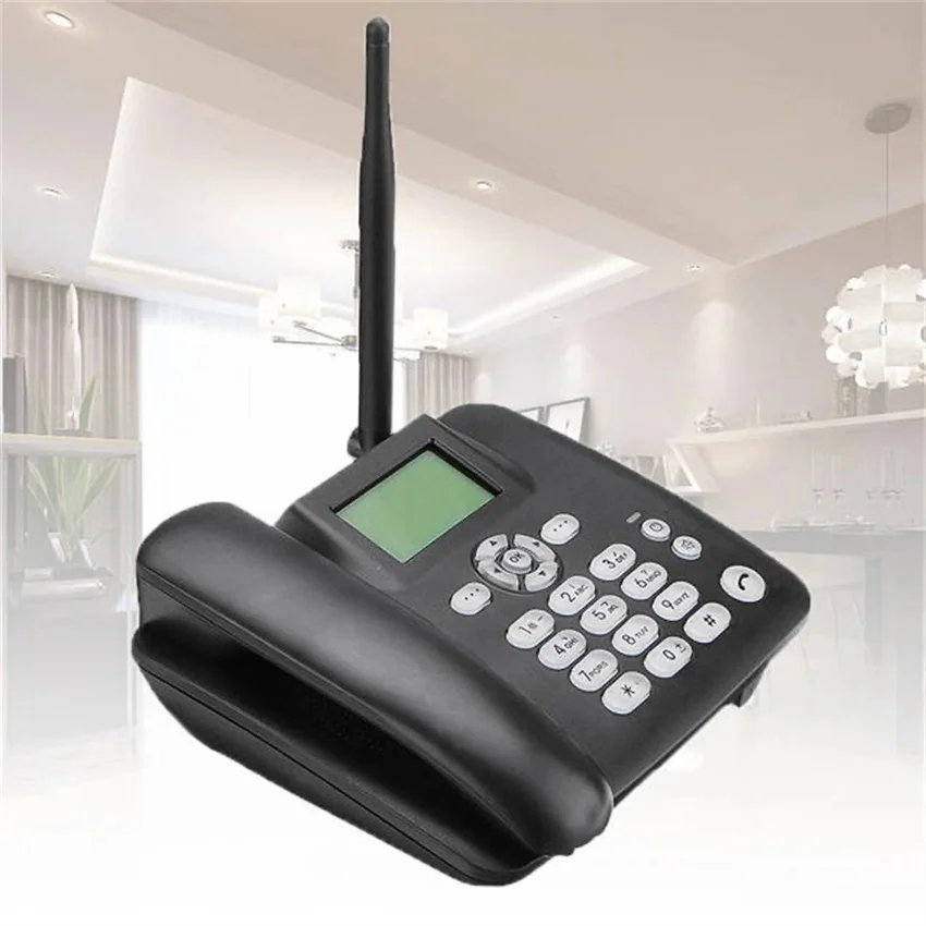 Mobile Wireless Card Insertion 2G Phone GSM Office Home Card Insertion Fixed Line Phone for office / store / bank /school /hotel