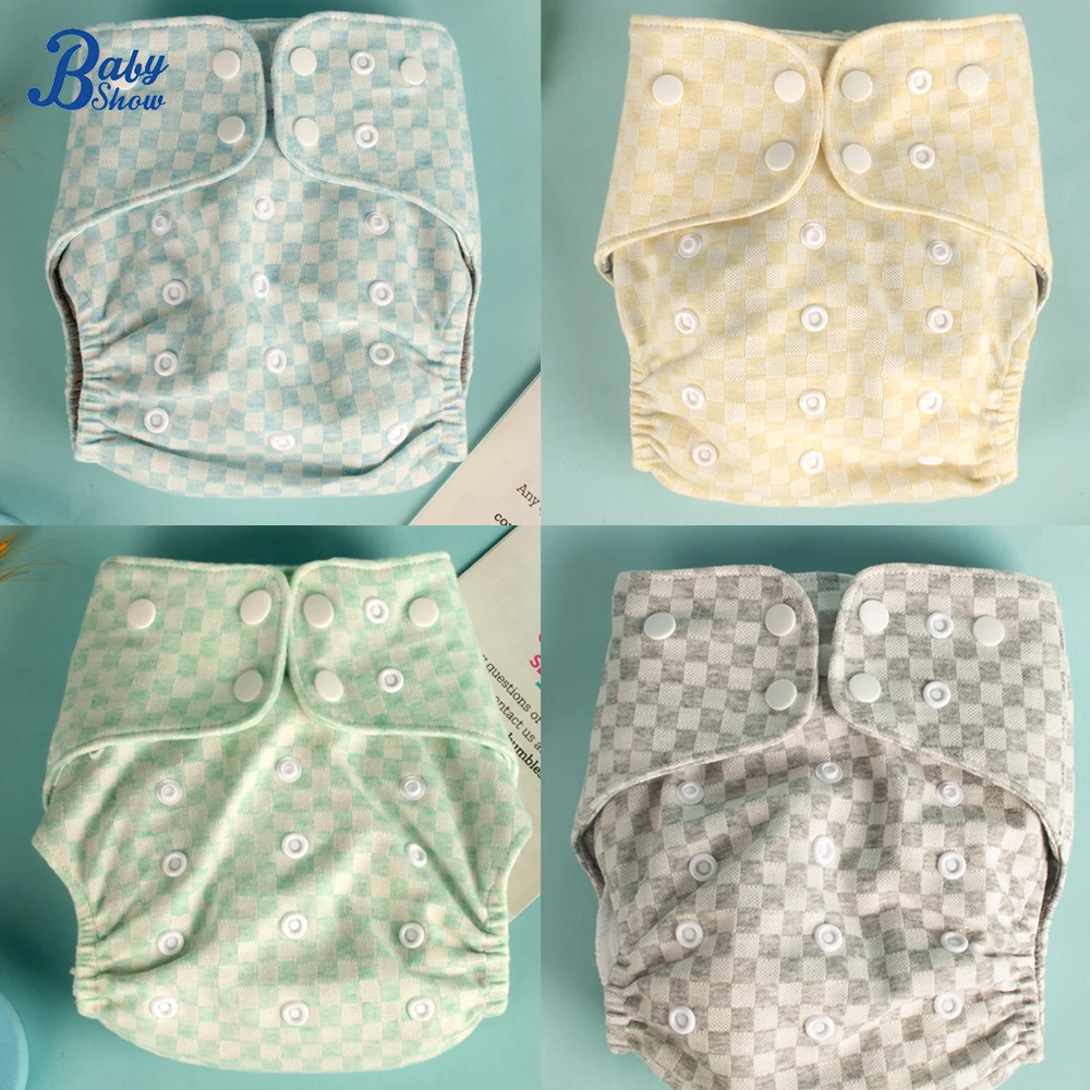

Babyshow Waterproof Reusable Cotton Baby Diaper Pants Graphene Lining Infant Shorts Underwear Super Soft Nappy Changing