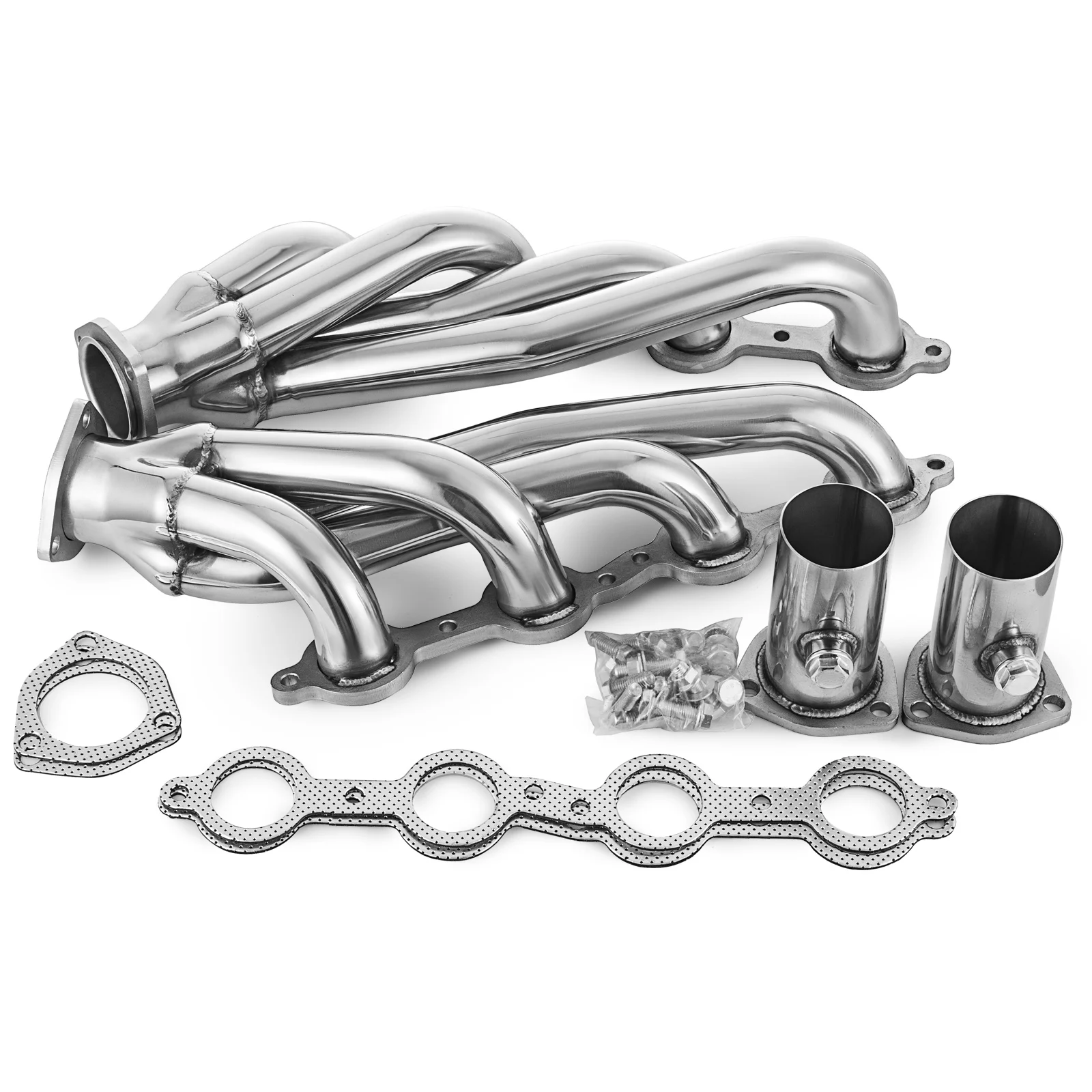 Hot Selling High Quality Universal Exhaust Pipe Stainless Steel for Chevy LS1 LS2 LS3 LS6 LS7 Shorty Chevelle Camaro EH28125-P
