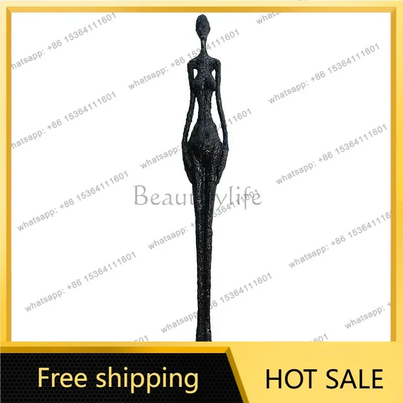GY Hotel Lobby Large Figure Floor Ornaments Sales Office Model Room Window Abstract Art Soft