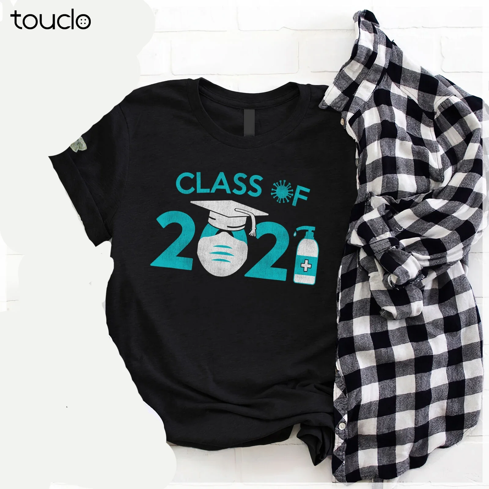 Class Of 2021 Quarantine 2020 Graduation Gift Men T Shirt Cotton S-5Xl Black unisex