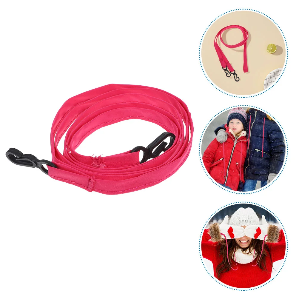 2 Pcs Winter Gloves Lanyard Hat Clip Nylon Dress Clips Back Cinch Flush Valve Parts