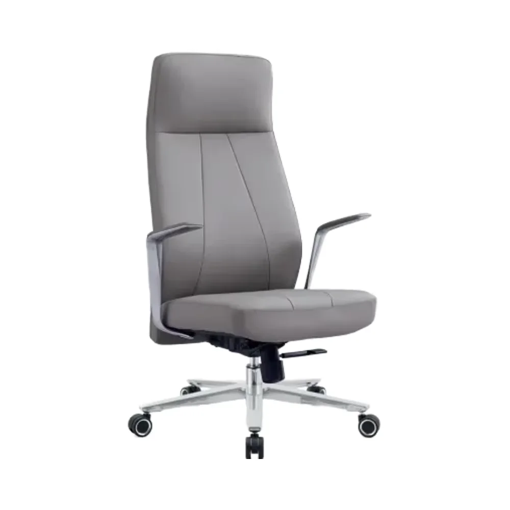 Leather waist protection boss chair, high-end and comfortable, suitable for lying in business offices, ergonomic office chairs