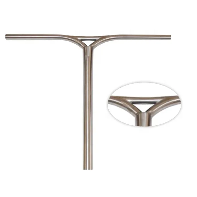 

Oversized Ultralight Gr9 High Strength Y Shaped Pro Stunt Scooter Handle Bars Titanium Scooter Bars