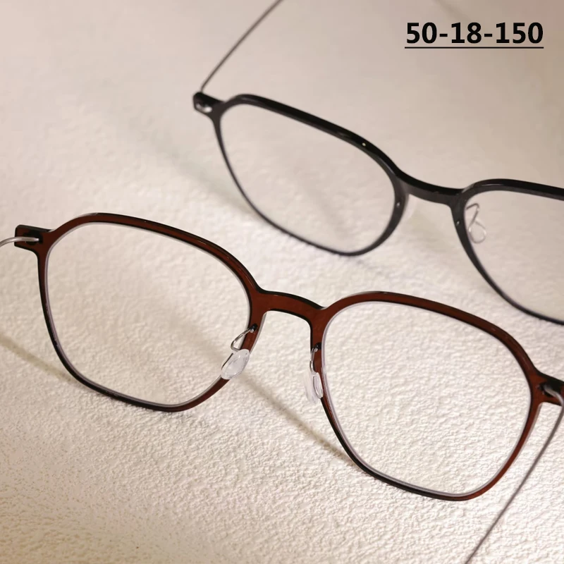 Denmark Brand Square Glasses Frame 6627 Ultralight Screwless Fashion Eyewear Men Women Green Eyeglasses Ladies Makeup Spectacles