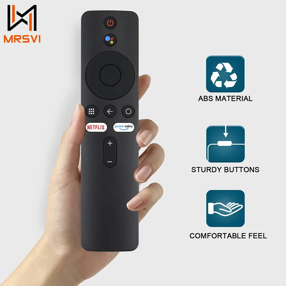 MRSVI XMRM-006 جهاز تحكم عن بعد صوتي بلوتوث لـ MI Box 4K Xiaomi Smart TV 4X Android مع التحكم المساعد Google