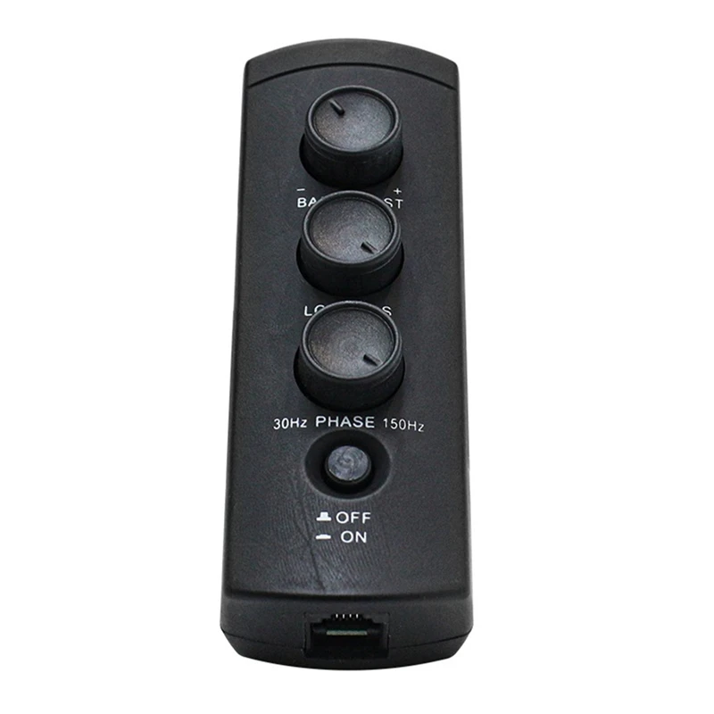 Car Spare Tire Bass Amplifier Volume Controller Spare Tire Bass Remote Volume Regulator 6-Core Crystal Interface-A22K