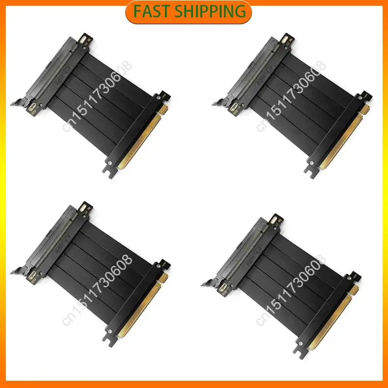 buy-now-4x-full-speed-pci-e-40-16x-graphics-card-extension-cable-adapter-board-expansion-port-180-degree-10cm-cable