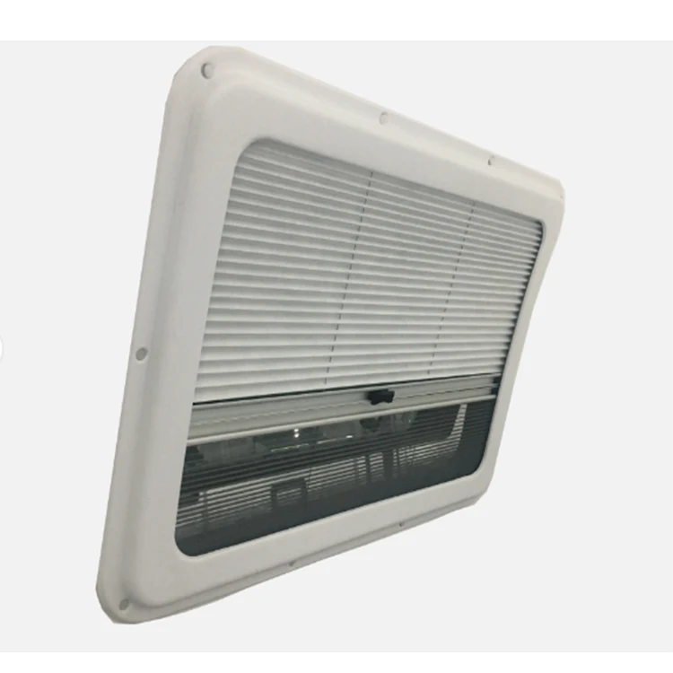 Best Quality Aluminum Alloy 903*603mm RV Curved Forehead Skylight Easy Installation and Wind-Resistant