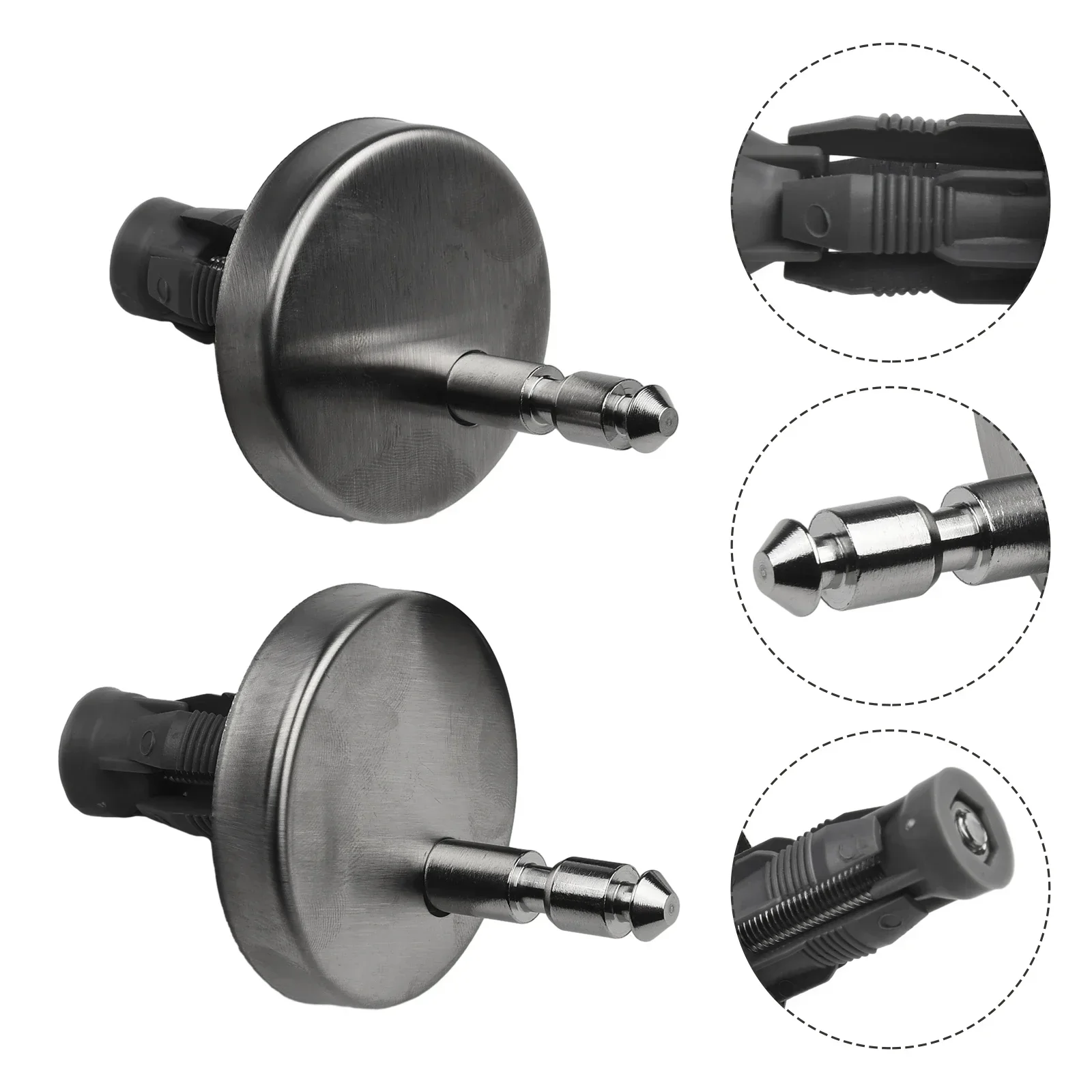 2pcs Universal Toilet Lid Hinges Fittings Quick Release Cover Hinge Screw 2pcs Universal Toilet Lid Hinges Fittings Quick Releas