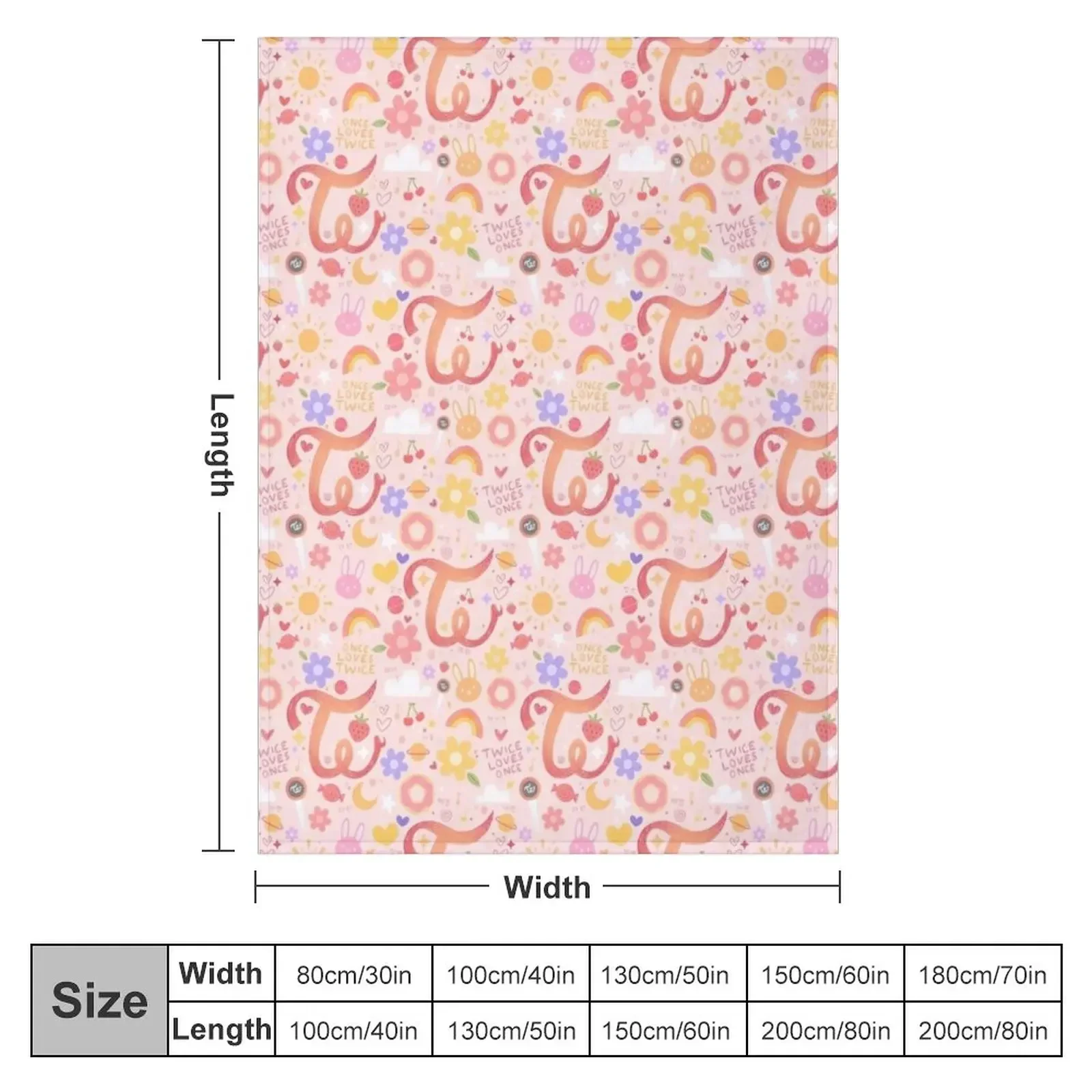 Twice Pattern Throw Blanket Luxury Designer Blankets For Bed Warm Custom Blankets