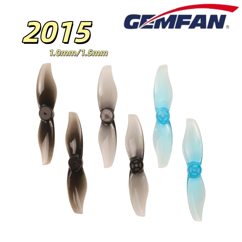 4Pairs/8pcs 2-Blade GEMFAN 2015-2 2.0x1.5 CCW/CW Propeller 1.0mm/1.5mm for RC FPV Freestyle 2inch Toothpick Drone DIY Parts