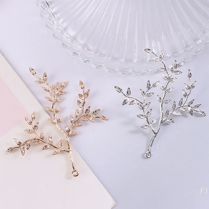 [YU] 2 pièces pendentifs de branche d'arbre en osier pour Cabochon camée accessoires de fabrication de bijoux à bricoler soi-même