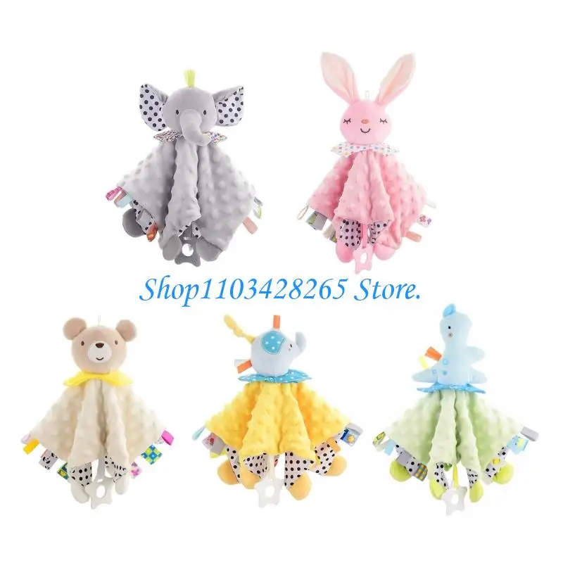 

Cartoon Animal Baby Soothing Towel Hugging Doll Cloth Newborns Handkerchief G2TE