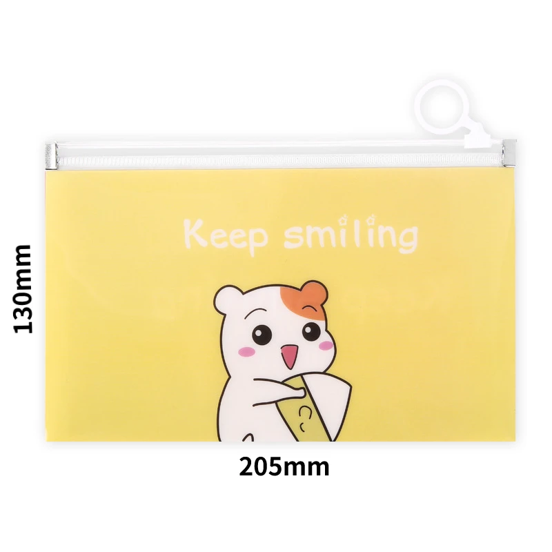 12Pcs Rits Bestand Zakken Masker Opbergtas Document Rits Pouch Ontvangst Map Multifunctionele Reizen Toilettas Make-Up Cosmetische Zak Pp