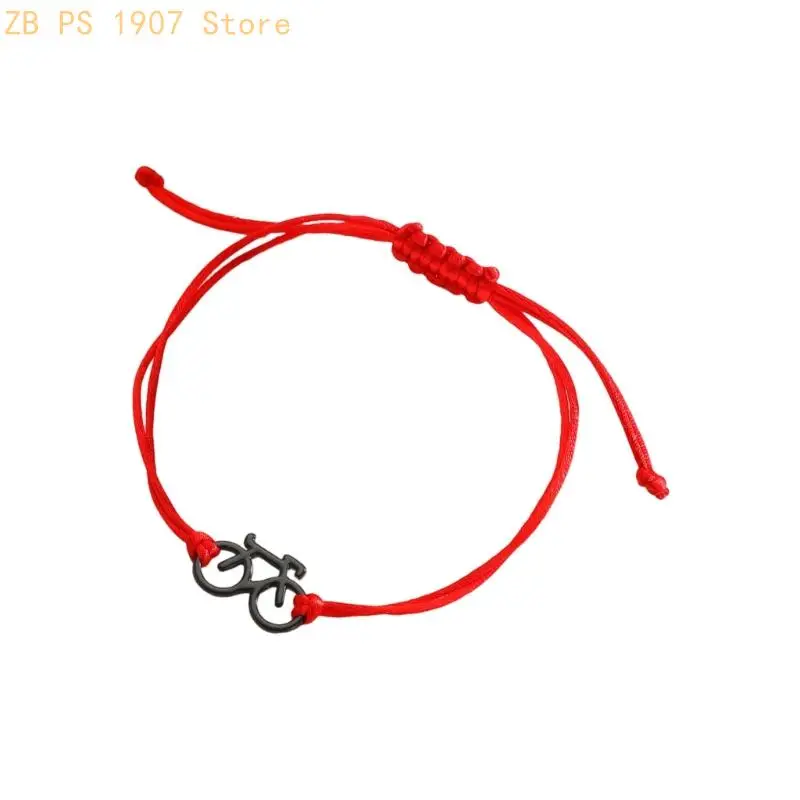 Customizable Handwoven Copper Bracelet Inspired from Bicycles For Bike Riders 55KA