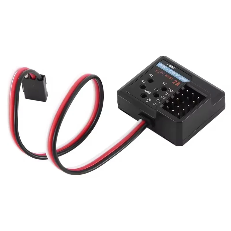 FLYSKY Fusi FS-CEV04 4-Channel Receiver I.bus Lightweight Design Serial Bus Receiver for RC Car Model RC Boat Model Accessory