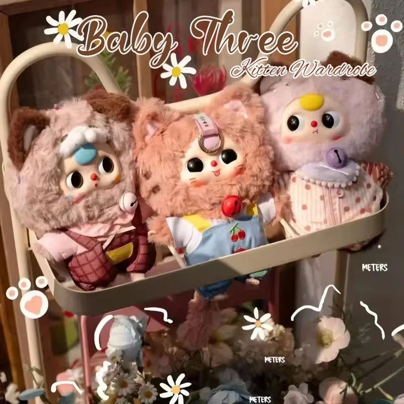 

Baby Three Kitten Wardrobe Series Blind Box Vinyl Doll Toys Pendant Cute Action Figure Surprise Doll Birthday Gifts Mystery Box