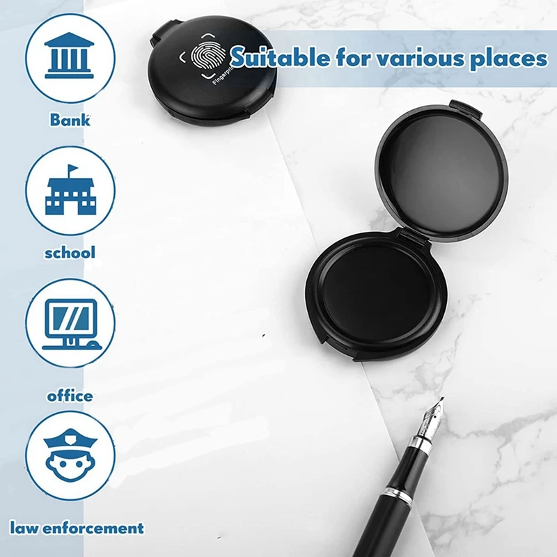 100 шт., чернильные мини-прокладки для отпечатков пальцев