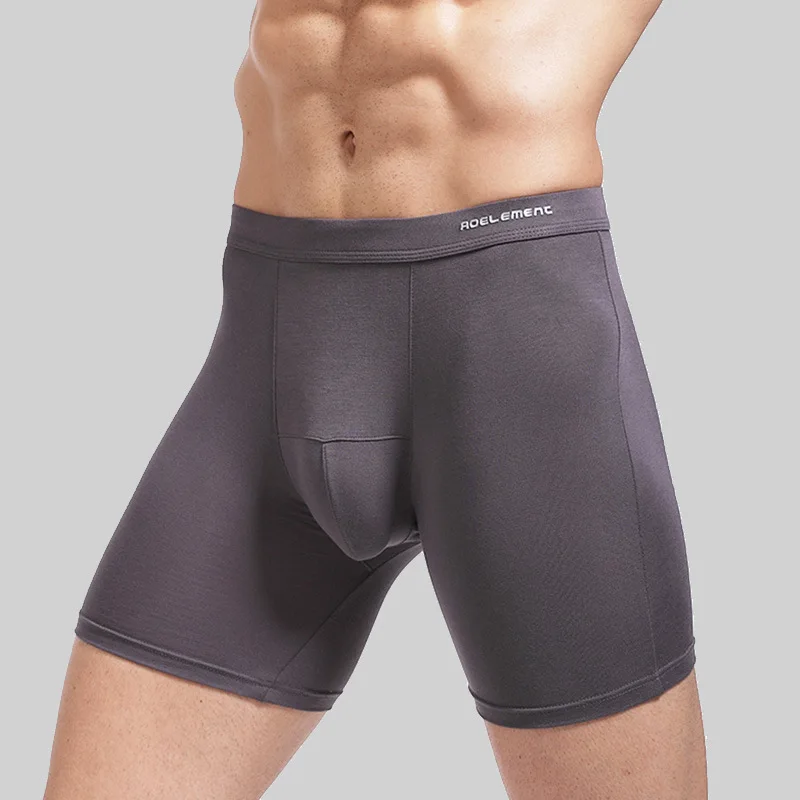 

Men's Panties Sports Extended Legs Panties Men's Five-Point Pants boxers Running Long Quick-Drying boxers
