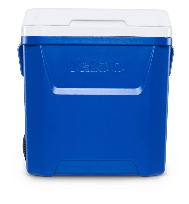 Igloo-enfriador de cofre de hielo, 60 QT, Laguna, con ruedas, azul
