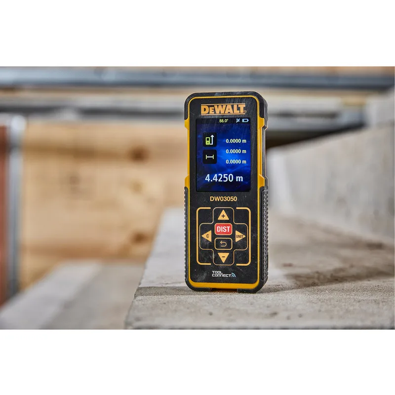 DEWALT DW03050 Laser Distance Measurer Tool Connect Afstandsmeter 50m 165‘ Bluetooth Rangefinder Meter