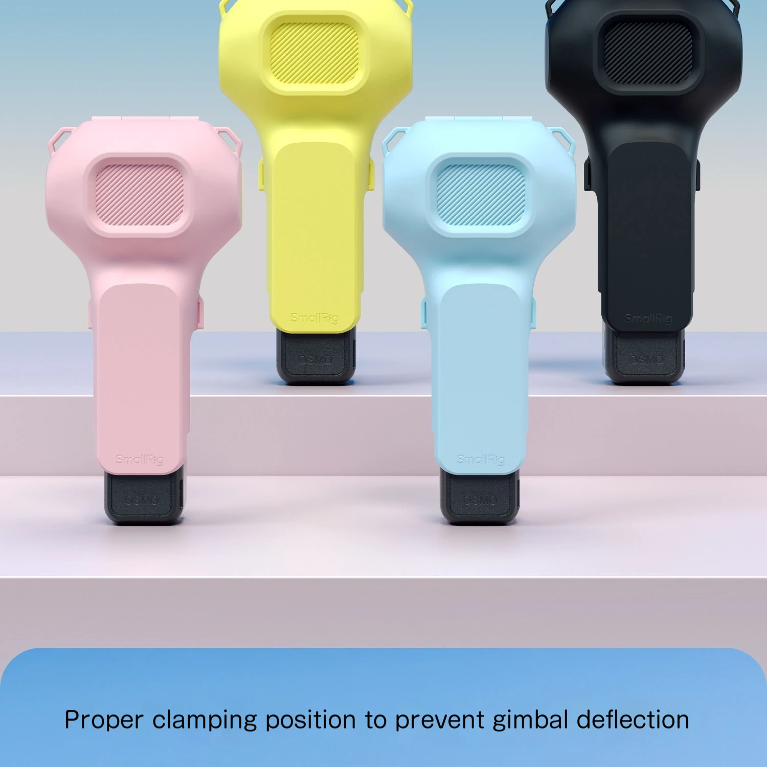 SmallRig für DJI Pocket 4P Schutzhülle Kratzfest Stoßfest Gehäuse Bildschirm- und Objektivschutz Halbumhüllende Schutzhülle – Detail 3