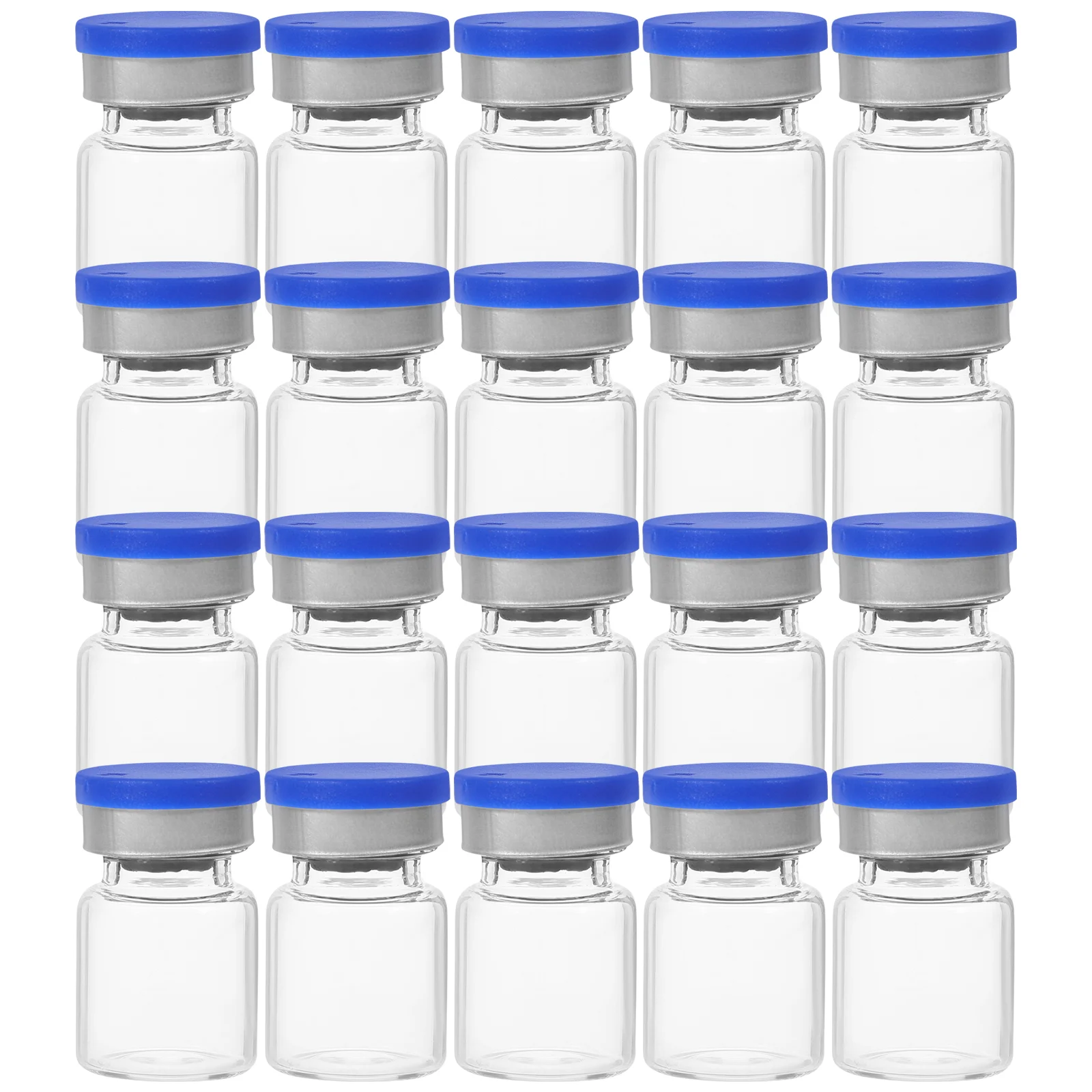 20 Pcs Glass Bottle Tiny Small Vials Bottles Containers For Liquids Essential Oil