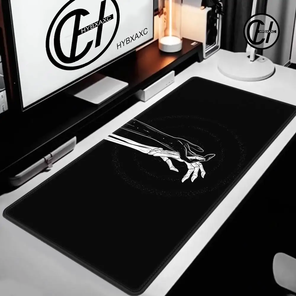 Anime with Spooky Skeleton Design Mouse Pad Desk Mouse Pad  Extended Gaming Keyboard Mats Large 100x50cm XXL Gamer Mousepad