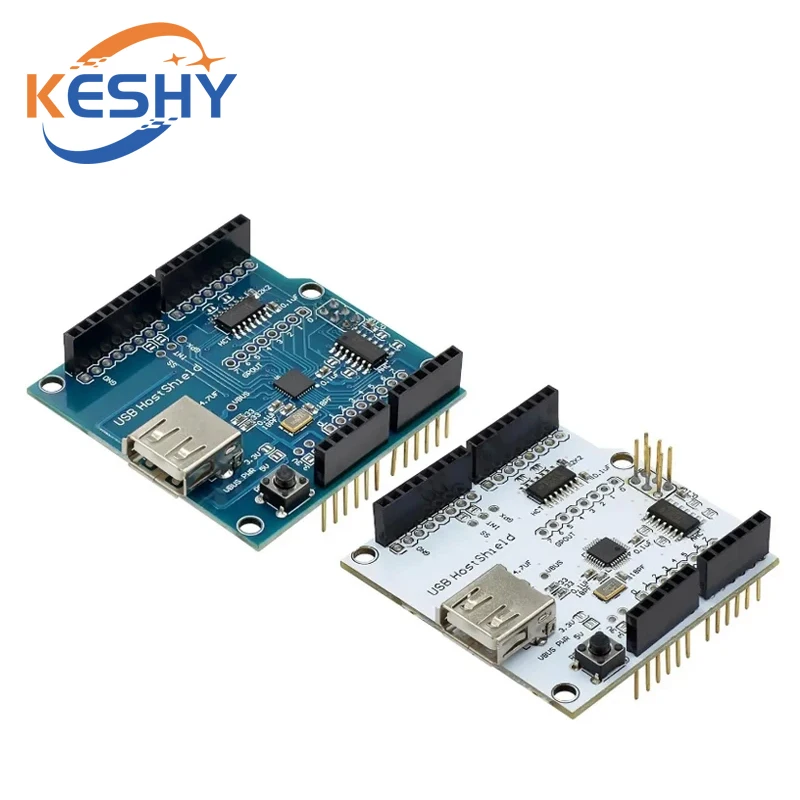 

USB Host Shield 2.0 for Arduino UNO MEGA ADK Compatible for Android ADK DIY Electronic Module Board