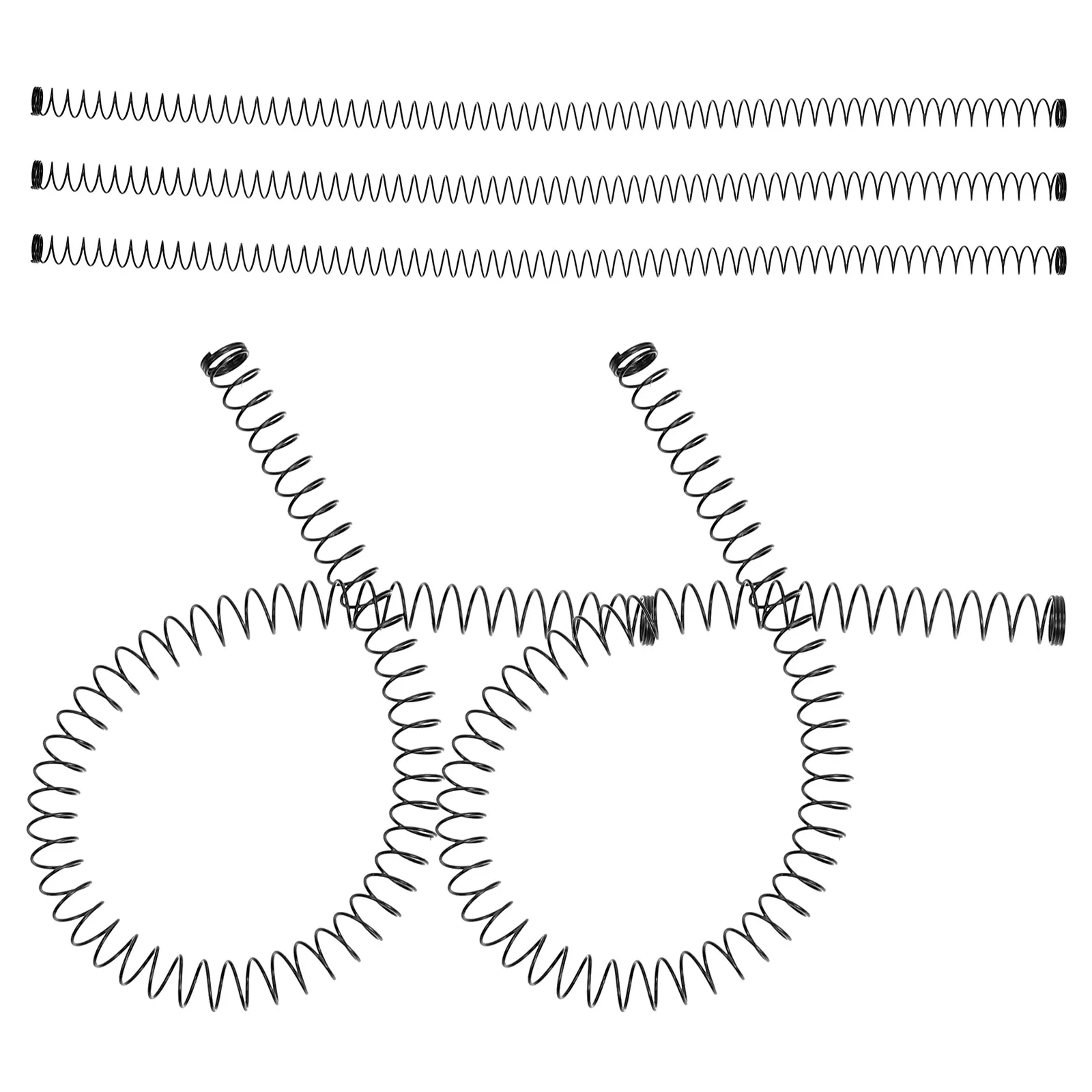 

5pcs Small Push Nail Carbon Steel Replacement Springs For Nailer Machine Durable Elastic Metal Spring Parts Nailer