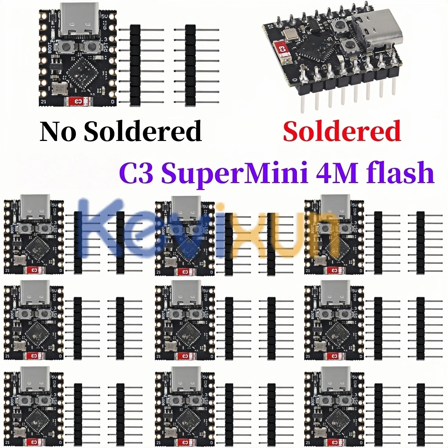 1-10PCS/ESP32 C3 Development Board Modules Mini Wifi BT Bluetooth Module  Processor  RISC-V ESP32-C3 SuperMini  4M flash Type-C
